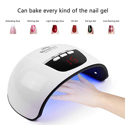 image for Biutee UV LED Nail Lamp Fast Nail Dryer Nail Phototherapy Machine 54W 