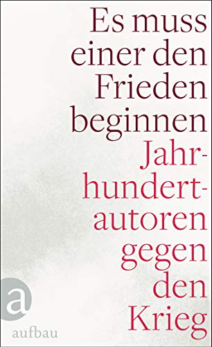 Cover zum Buch Es muss einer den Frieden beginnen: J...