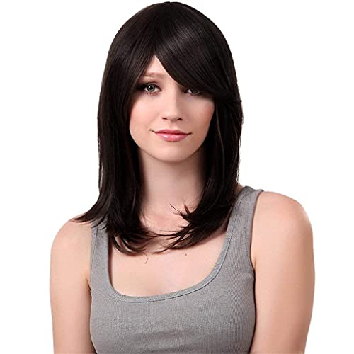 Image of Tressedup Hair medium hair wig / black for women n girls / medium length /can wash