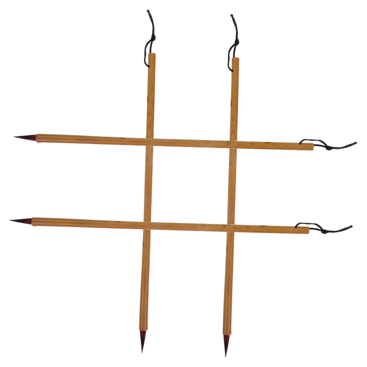 HOMSFOU 5 Set Pennello Da Scrittura Minuscolo Inchiostro Pennello Per Calligrafia Cinese Tradizionale Penne Calligrafiche Per Principianti Penna Calligrafia Palo Di Bambù 4 Pezzi*5