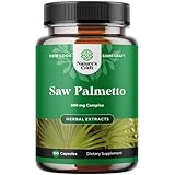 Pure Saw Palmetto Extract Capsules - Enhanced Hair Growth Supplement with Saw Palmetto for Women and Men - Saw Palmetto Capsules with Hair Vitamins for Faster Hair Growth for Men and Women