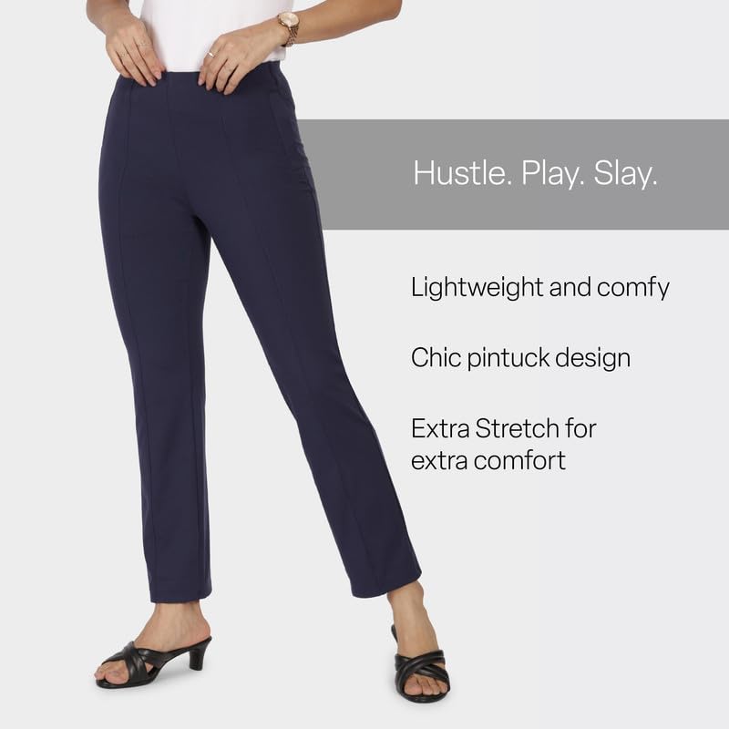 Image of BlissClub Women High Rise Straight Pants
