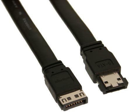 Cable externo SATA eSATA 6 ft tipo I a tipo L miniatura 2