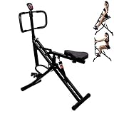 Power Rider Total Crunch Bike 2-1 AB Crunch Bike Workout Exercise Muscle and Cardio Trainer