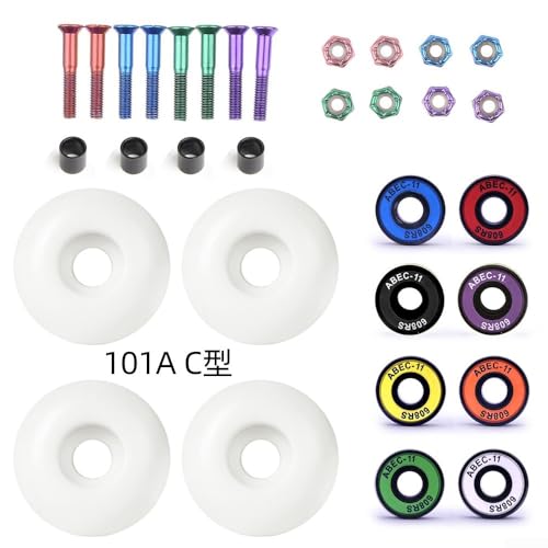 Roues de skateboard 52mm avec roulements ABEC-11 haute précision - 3