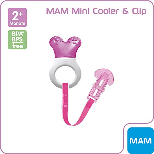 MAM Cooler & Clip verkoelende bijtring, bijtspeelgoed met clip voor makkelijke bevestiging, extra kleine en lichte… - Image 3