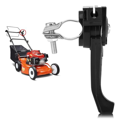 Manillar multifuncional para cortacésped, palanca de para cortacésped, palanca de acelerador duradero para manillar de 19 mm para gasolina Propelled cortacésped Trimmer Chainsaw Garden Agriculture