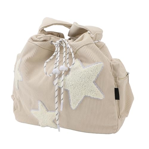 Cute Messenger Bag, Aesthetic Crossbody Bag, Y2K Vintage Velvet Women Star Pattern Cute Tote Bag，Pretty Gifts for Start of School,Continuing Education, Festival to Schoolgirls