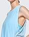 CRZ YOGA Women's Breezy Feeling Mesh Running Tank Tops Workout Gym Shirts Tie Back Yoga Clothes