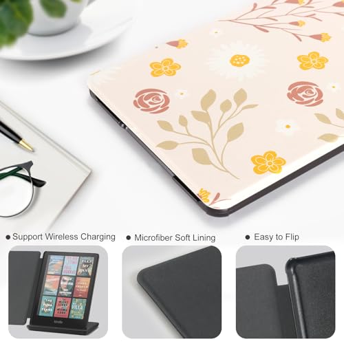 Image of CoBak Case for 7 inch E-Readers - All New PU Leather Cover with Auto Sleep Wake Feature for E-Readers 2024 Released