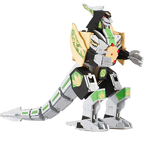 Mighty Morphin Power Rangers Dragonzord 3D Wood Puzzle &ΓΒ Model Figure Kit (127 Pcs) w/ Exclusive Poster - Build & Paint Your Own 3-D Toy - Educational Gift for Kids & Adults, No Glue Required, 12+ΓΒ Mighty Morphin Power Rangers Dragonzord 3D Wood Puzzle &ΓΒ Model Figure Kit (127 Pcs) w/ Exclusive Poster - Build & Paint Your Own 3-D Toy - Educational Gift for Kids & Adults, No Glue Required, 12+ΓΒ