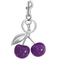 Silver Keyring-purple