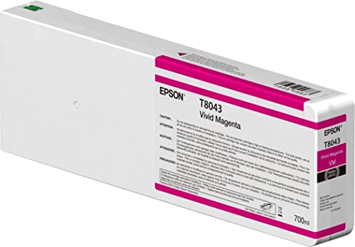 Epson UltraChrome HD Vivid Magenta 700mL Ink Cartridge for SureColor SC P6000/8000/7000/9000 Series Printers