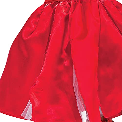 Disfraz de Vestido Rojo Cruella para Niñas miniatura 6