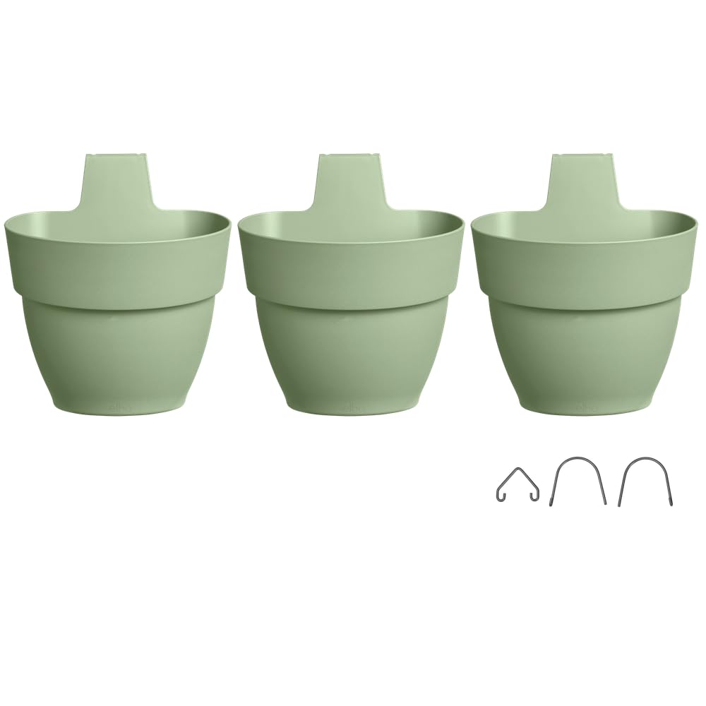 Maceta Colgante Para Balcón - Moderna Y Resistente (Negro/Anthracite)