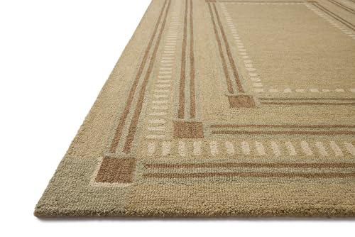 Tapete decorativo Loloi Alfie Collection 3'6" x 5'6" de lana miniatura 4