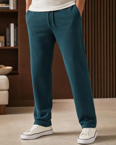 Image of Nobero Joggers for Men | Solid Trackpants for Men | Regular Fit | Elasticated Waist with Drawcord | Soft & Breathable Fabric | Casual Everyday Wear