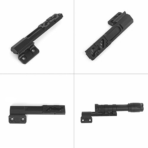Miniatura 2 de NOBUHIRO Soporte de luz compensada de aleación de aluminio de metal, serie M300 M600 linterna táctica extensión de luz de montaje desplazado,