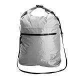 ドレス(DRESS) 2wayドライバッグ 20L グレー 防水 コンパクト 軽量 携行 携帯 バッグ 釣り 防災 災害 キャンプ サコッシュ トートバッグ アウトドア