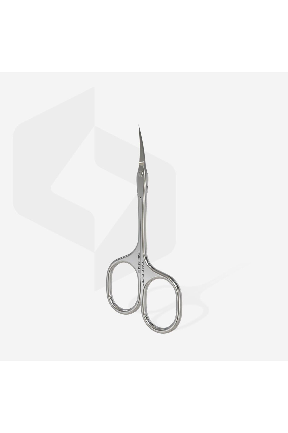 STALEKS PRO UNIQ Cuticle Scissors “Asymmetric” Uniq 30 Type 4 SQ 30/4 New 1