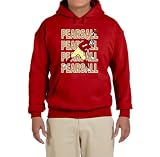 Red San Francisco Ricky Pearsall Text Pic Hooded Sweatshirt Adult Small