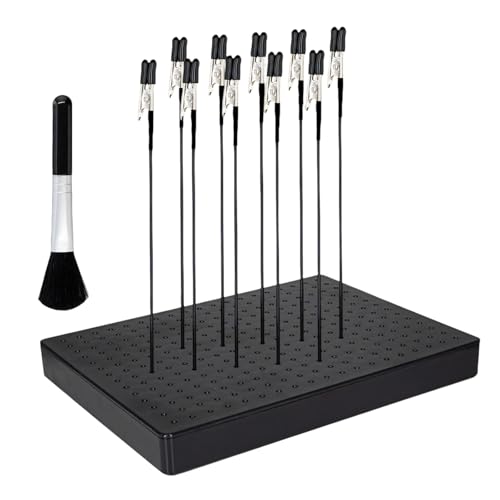Soporte de pintura de ABS resistente con diseño ergonómico para esculturas y detalles minuciosos