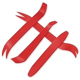 flintronic 3 szt. klinów do listew ozdobnych do samochodu, zestaw dźwigniowy, narzędzie do demontażu okładziny drzwi, narzędzie do tapicerki pojazdu, listwy ozdobne, klips, narzędzie do usuwania