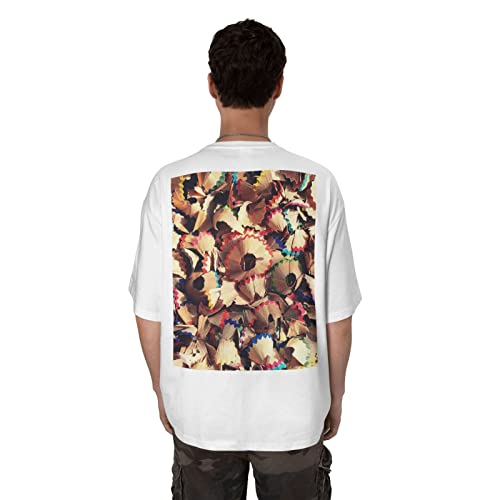 T-shirt homme col rond en coton blanc léger taille S