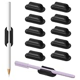 Wanmu 10 Stück Klebender Stifthalter für Die Wand, Selbstklebend Silikon-Stifthalter Marker-Halter, Klebriger Schreibtisch-Organizer für Klemmbrett, Lehrer, Schüler, Ärzte Bürobedarf