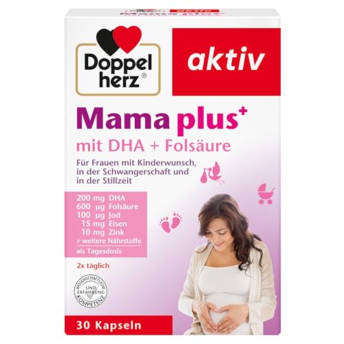 Doppelherz Mama plus mit DHA + Folsäure - wichtige Nährstoffe für Frauen...
