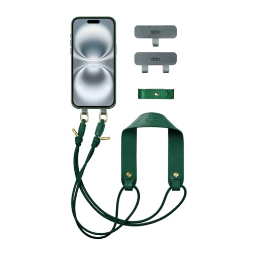 Cordon pour iPhone alto ajustable et ultra confortable vert forêt