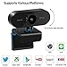 immagine 5Webcam 1080P con Microfono – Webcam HD per Computer, Laptop, PC, Desktop - Web Camera USB per Video Chiamata Registrazione Conferenza, Live Streaming, Webinar - Compatibile con Windows Android iOS