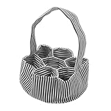 Eier Sammelkorb aus Robustem Canvas für Hühnereier und Enteneier Praktischer Eierkorb für Zuhause und Garten Vielseitig Einsetzbar Langlebig und Stilvolles Design