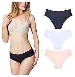 Einfache und Bequeme Design: Geringes Höschen in nahtloser, leichter, exquisiter Nähte, angenehmes und atmungsaktives Gewebe, Wave-Trimm-Design