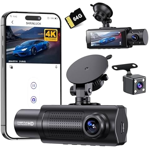 SHRINLUCK X5 Dashcam 4K Cover
