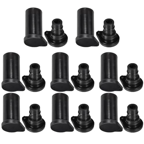 MEETOOT 8 peças de silicone à prova de intempéries solar poeira e conector de tampa impermeável para