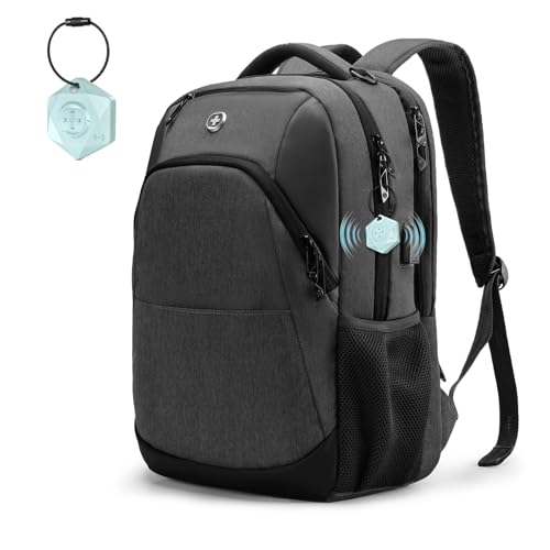 Swissdigital Design Business Laptop Backpack, College Laptops Backpack with USB Charging Port for Men and Women Fits 16 Inch Notebook, Grey-Finder Color Random