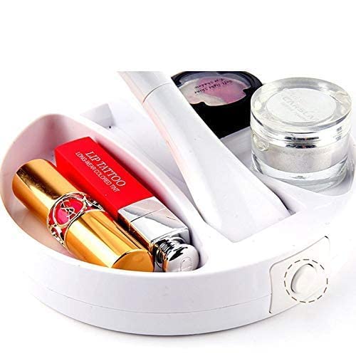 Espelho Facial de Camarim Led Articulável Aumento 10x Maquiagem Barbear Portátil