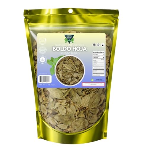 Green Royalty Boldo Hoja (Boldo Leaf) – Natural Dried Boldo Leave...