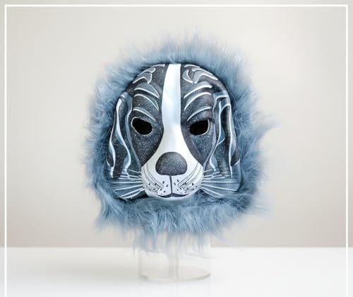 Image of PoPo Toys Animal Dog Face Mask for Kids | Party Supplies for an Animal Themed Halloween /Holi | Pack of 1 (Any One Assorted Color