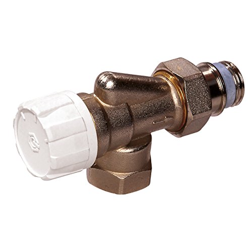 Thermostatventiunterteil Axial M 30 x1,5 1/2 mit Voreinstellung