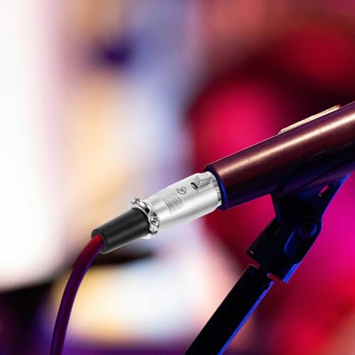 Conector de micrófono XLR de 3 contactos SOIMISS adaptador hembra de audio 7