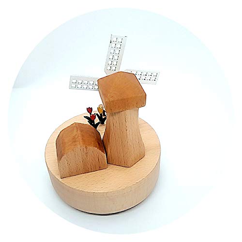 Bfrth Statues Collectibles Statues And Figurines Music Box Decoration Gift Dutch Windmill Music Box Home Decoration Decoration #TOP1