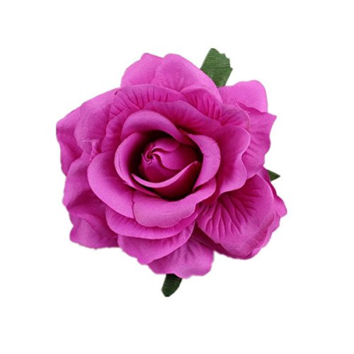 Broche de Flor Rosa para Cabello 10 Unidades miniatura 5