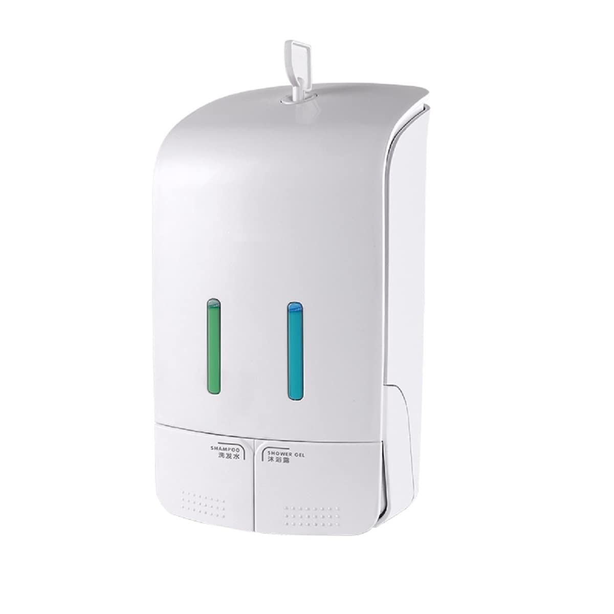 TARGET HYGIENE Heavy Manual Soap Dispenser Wall Mounted Manual Shampoo Shower Gel Soap Hand Sanitizer Plastic Liquid Dispenser (Dual - 550ml:550ml) - 1100 ML (B08HVDC2XH) Amazon Price History, Amazon Price Tracker