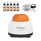 Flowmangol Vortex Mini 3000 Paint Shaker for Hobbies, Miniature Model Paint Mixer with Mixing Balls & Empty Dropper Bottles-30 ml also for Airbrush Acrylic Paint, Nail Gel Polish, Ink, Eyelash Glue