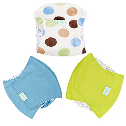 In Hand Washable Dog Diapers (3 Pack), Widen Male Dog Belly Bands, Reusable Comfy Belly Wrap For Male Dogs #TOP1