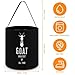 G.O.A.T Greatest Of All Time Halloween Basket Tricking Or Treating Bucket Easter Party Favor Candy Tote Bag