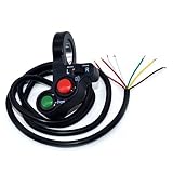 Downwind Motorradhorn -Blinker Lichtschalter Töten Sie Start for 7/8 Lenker Dirt Bike Scooter ATV EIN/aus (Color : Switch A)