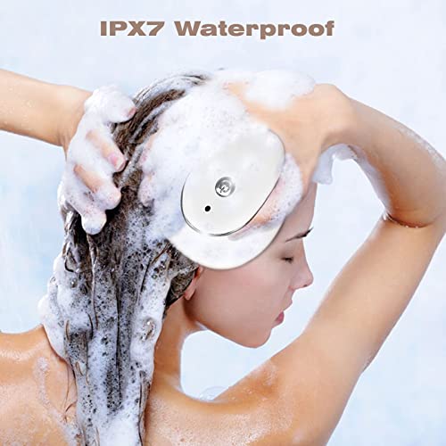 Mxm2Mxm Electric Head Massager Waterproof,With 4 Detachable Massage Heads,Wireless Portable Red Light Care Handheld Massager,4 Massage Modes Stress Relax For Scalp,Suitable The Whole Body And Pets #TOP4